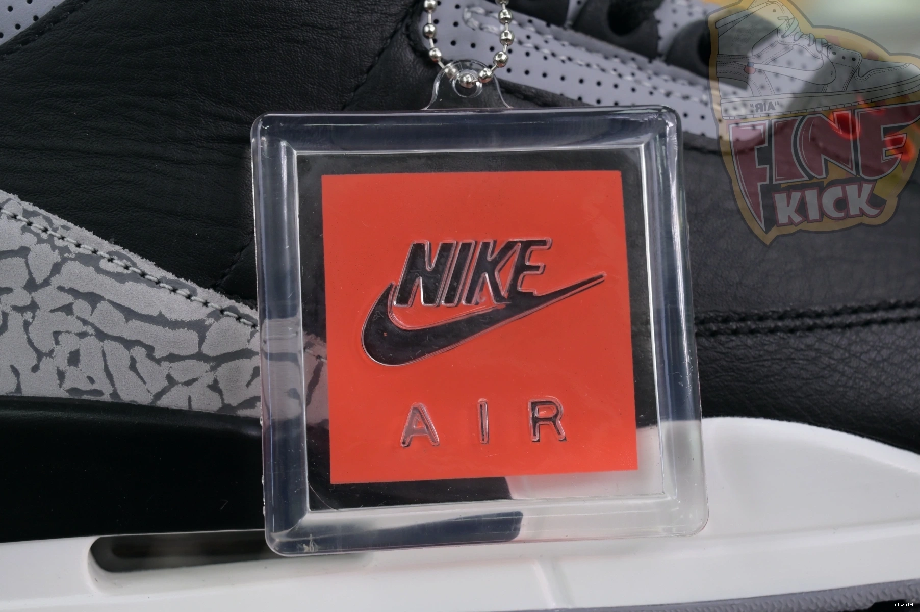 Air Cement Reimagined” 3“Black Jordan 0828